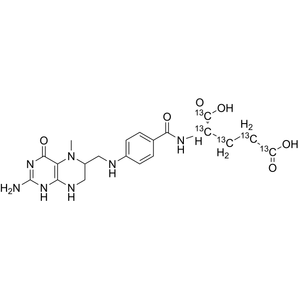5-Methyltetrahydrofolic acid-13C5 (5-Methyl THF-13C5)
